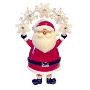 Santa and Snowflakes Wallflower Plug In with Lighting Features